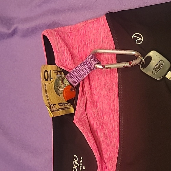 0702. VOGO ~ NWOTs ~ Women's XL Black & Pink Athletic Shorts ~ So Sexy 🩷🩷NEW!! - Picture 5 of 11